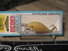 Vintage Rebel 1.5" Deep Diving CB-B Fishing Lure Bait Bone Color