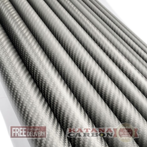 Matt 1 x 3k Carbon Fiber Tube OD 16mm x ID 14mm x Length 800mm (Roll Wrapped) - Picture 8 of 9