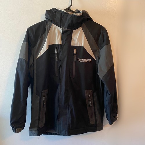 Free country FCXtreme Youth Boys Jacket Coat Sz L 10 to 12 gray black