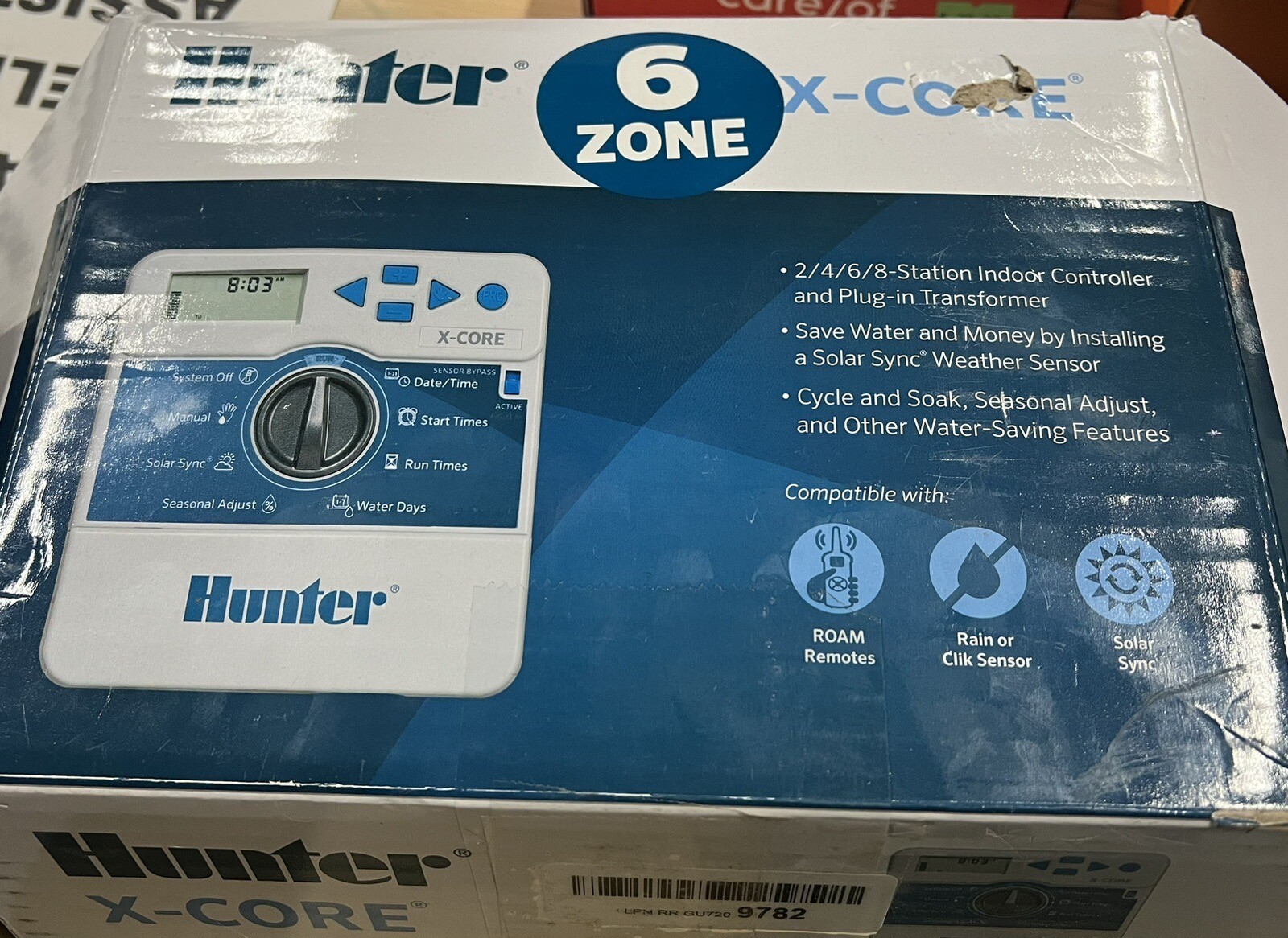 *FOR PARTS* Hunter XCore XC600i 6 Zone Sprinkler Irrigation Timer