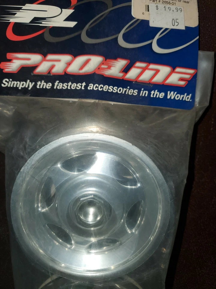 Pro Line 2656-01 traxxas T-Emaxx Fr or Back Wheels New in Package 1 set- box 3 - Image 2 of 4