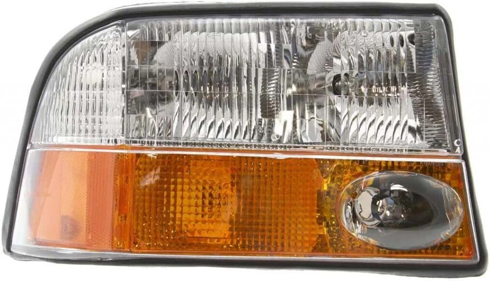 Headlights For 1998-2005 GMC Jimmy With Integral Fog Light Left Right Pair Foto 3 de 4