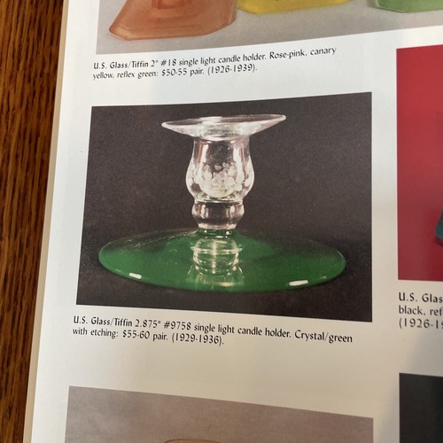 20th Century Glass Candle Holders Reference Book Riggs Depression Fancy Imperial - Picture 12 of 13
