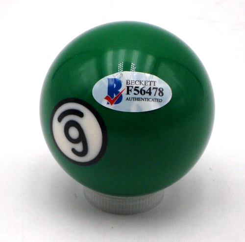 WILLIE MOSCONI SIGNED BECKETT CERTIFIED AUTOGRAPHED #6 BILLIARD POOL BALL HOF . - Picture 4 of 5