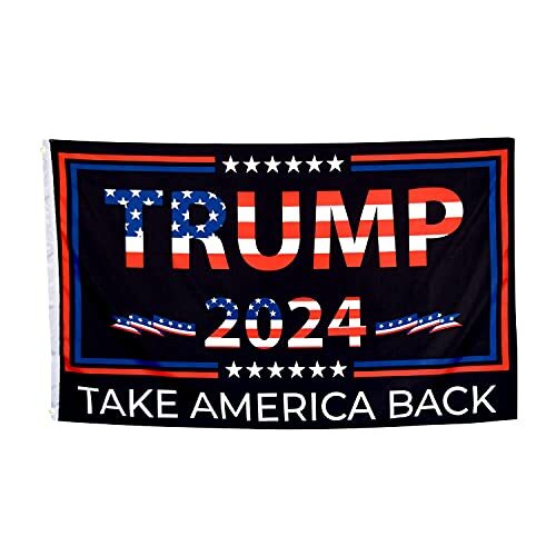 Bandera Trump 2024 de doble cara - Take America Back - 3X5 pies decoración interior exterior - Imagen 4 de 8