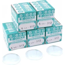 50 Plastic Watch Crystals Watchmakers Dome Parts 31.2mm