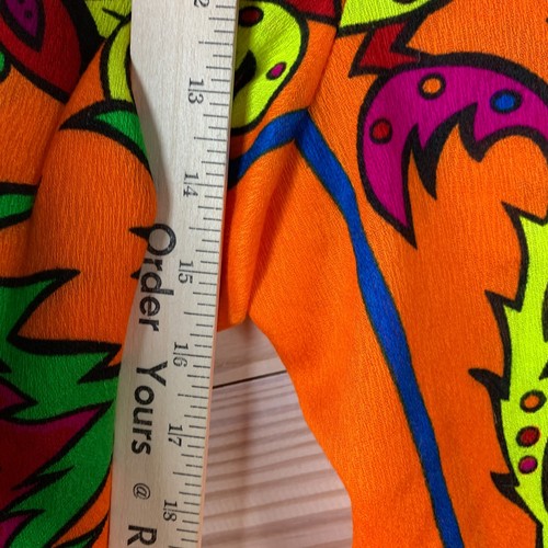 Festival Hippie Wide Leg Split Palazzo Pants One Size Wrap Bright Neon Boho - Picture 4 of 14