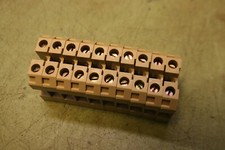 WEIDMULLER TERMINALS DIN RAIL 10 CONNECTORS SAK 10/35 044376 WAGO  RS 10 mm TS35