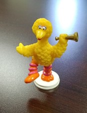 Vintage Big Bird Figure Sesame Street Jim Henson Used Fast Shipping Toy Cake Top