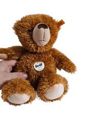 Steiff Soft Bodied Teddy Bear Hubert Brown 113550 - 28cm New Lovey
