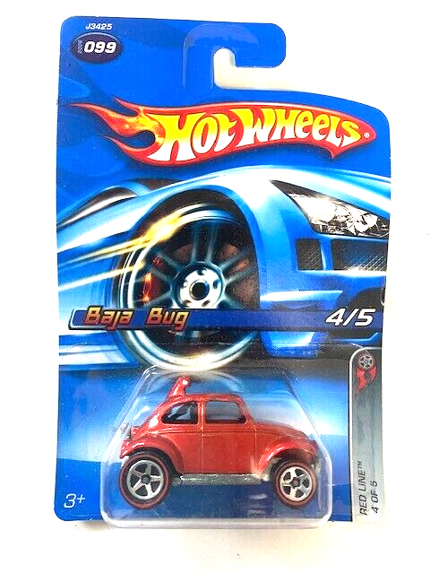 Hot Wheels VW Baja Bug #099 - 2006 - Red Line #4 of 5 - Red line tire ...