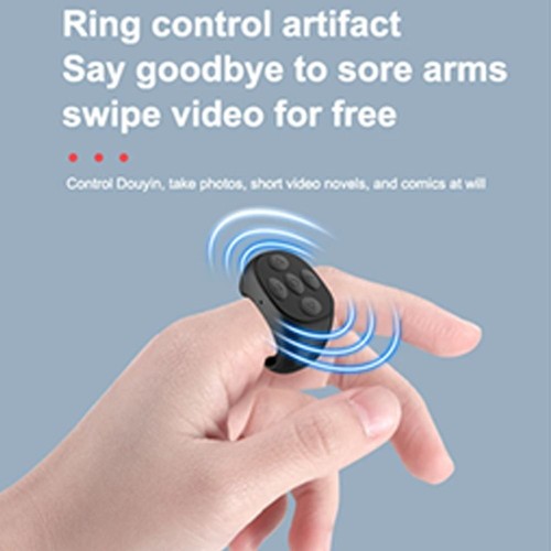 Rechargeable Bluetooth Remote Ring Camera Remote Shutter for Mobile Phone - Photo 8/12