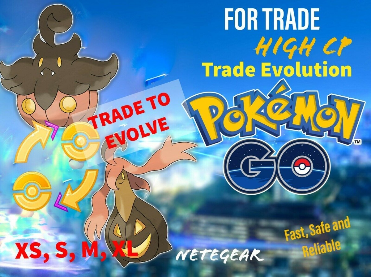 🎃Pokémon HIGH CP Pumpkaboo x5 TRADE TO EVOLVE Gourgeist