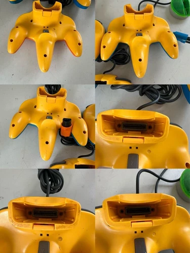 Nintendo 64 Controller Pikachu Pokemon N64 Blue Orange Set of 3 NUS-005 Tested - Picture 6 of 6