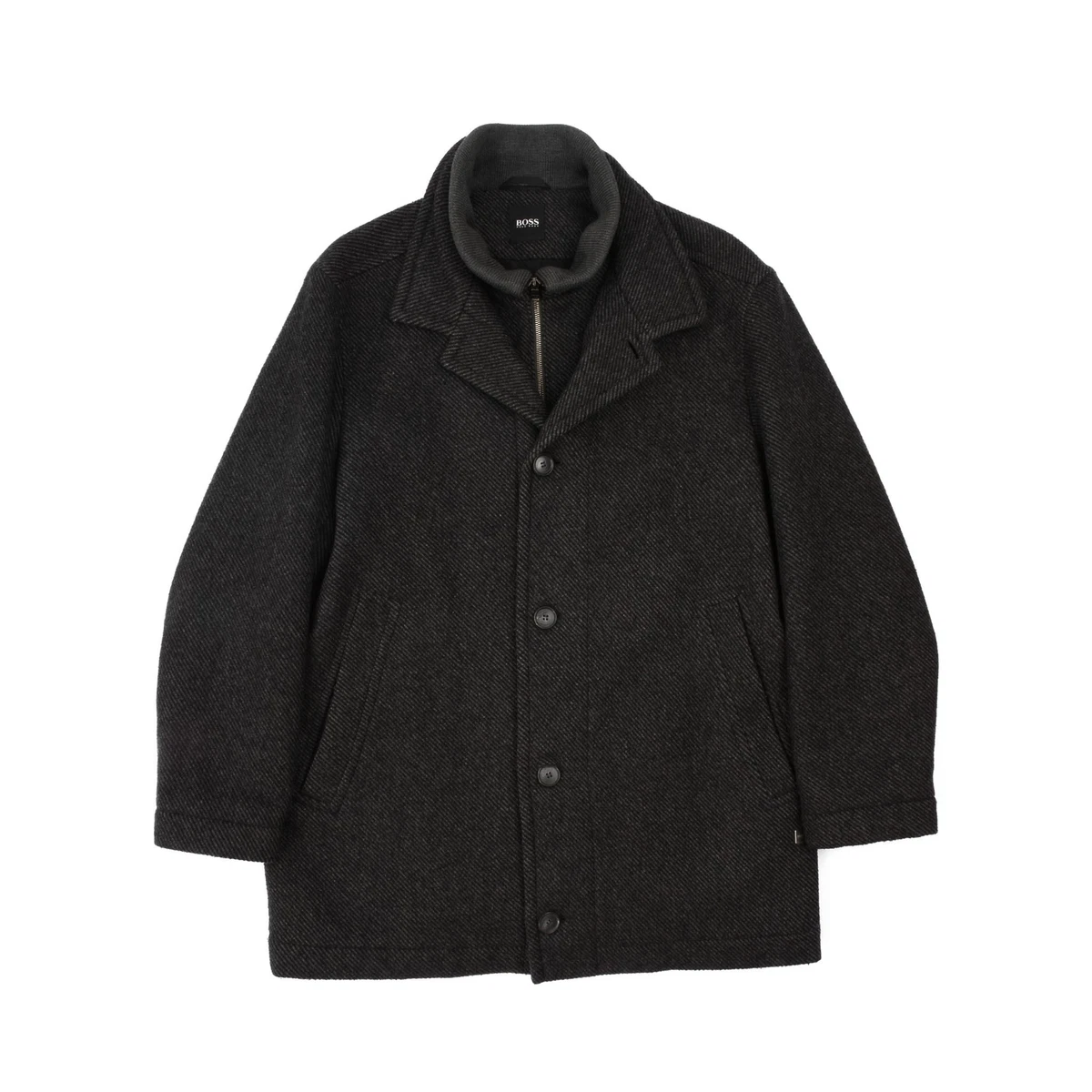 Hugo boss outlet wool overcoat