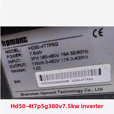 1pc HD50-4T7P5G 380V7.5KW Inverter