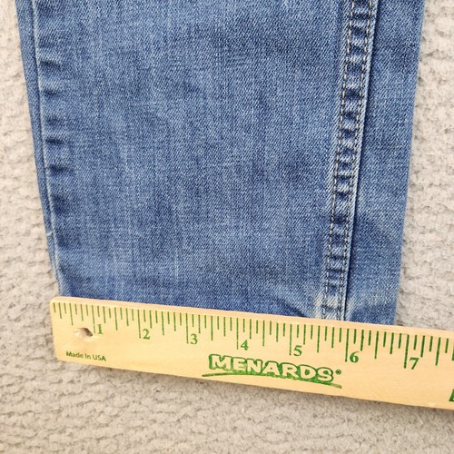 Levis Jeans Boys 18 Reg (28x28) Blue Modern Slim Fit Faded Distress Cotton Denim - Picture 7 of 10