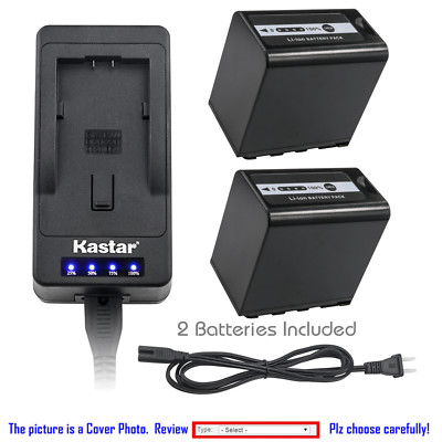 Kastar Battery Super Fast Charger for Panasonic VW-VBD78 & Panasonic AJ-PCS060