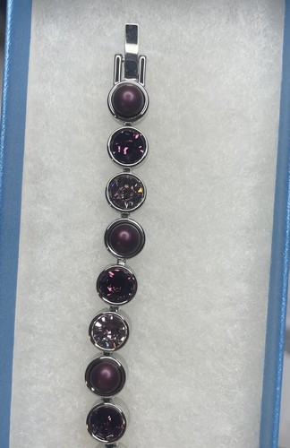 💎Bracciale Cristallo Touchstone 7 1/4” Rodio Multicolore Nuovo Condizione - Foto 5 di 8