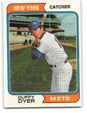 1974 Topps #536 Duffy Dyer EX++ Excellent++ Mets J2M