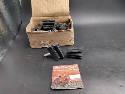 NOS PATIN FREIN Noir POULIQUEN Brake bloc Pads (x4) Vélo 1900 Bowden Lam Mafac EUR 9,90 - FR