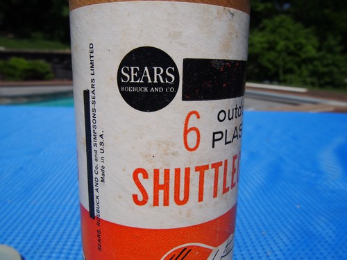 Vintage Sears Badminton Shuttlecocks Sleeve of 4 - Picture 2 of 7