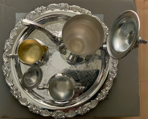 ONEIDA DU MAURIER 4 PIECE COFFEE SERVICE - Picture 4 of 8
