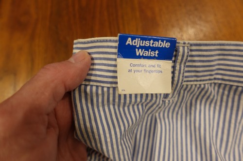 NEW! Boys Talbots Kids Blue & White Striped Seersucker Pants - Size 12 - Picture 14 of 24