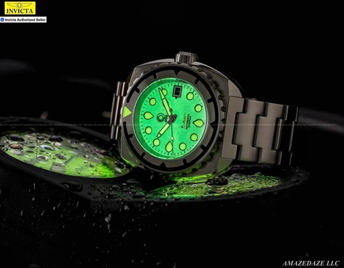 Nuovo Orologio Esoterico Bathyal Brillante 44mm Miyota 9015 Auto Zaffiro 600m Diver SS - Foto 4 di 6