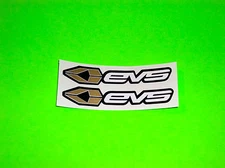 HONDA KAWASAKI SUZUKI YAMAHA EVS SPORTS KNEE BRACES RACE COLLAR GOLD STICKERS