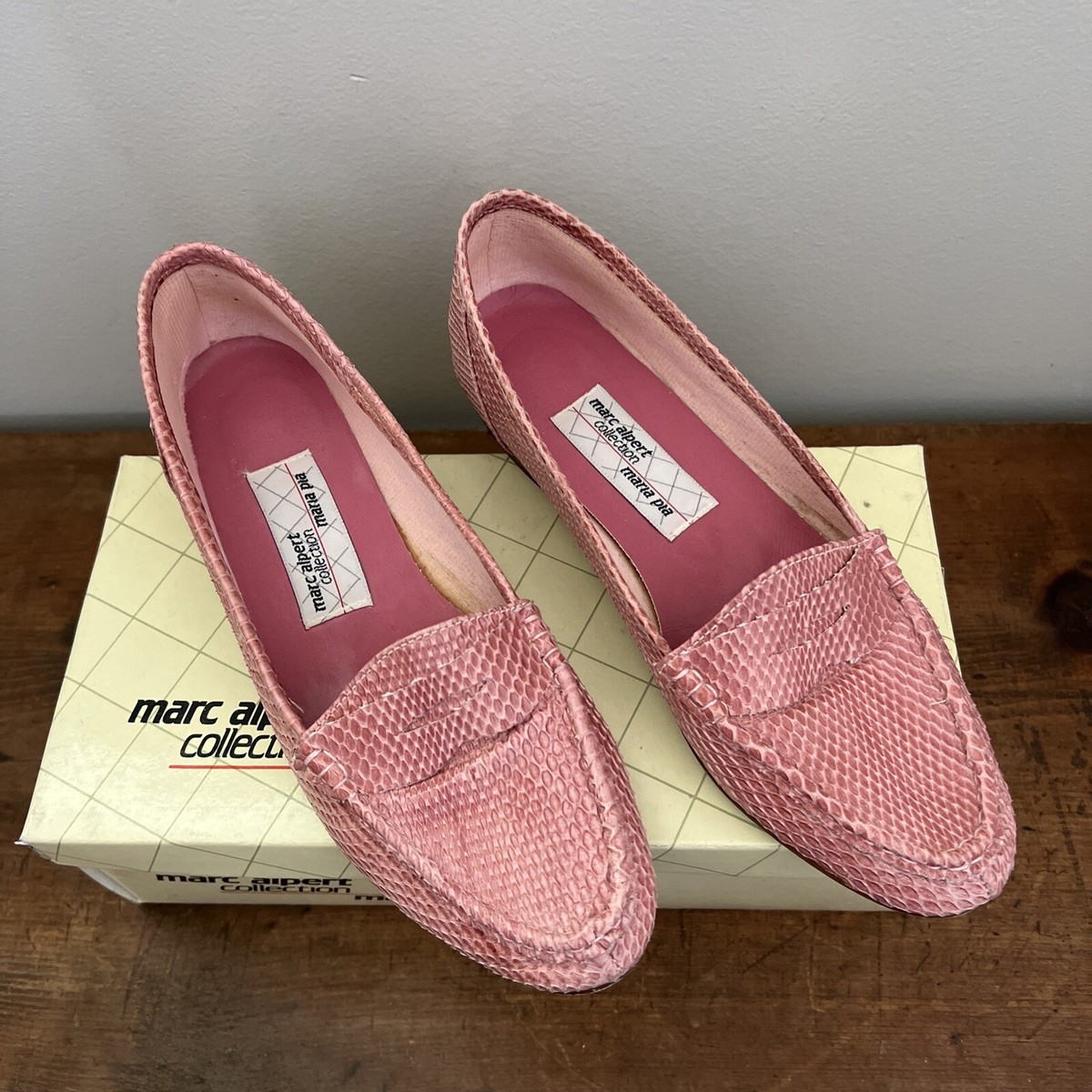 Marc Alpert Maria Pia Pink Snakeskin Women display picture 3