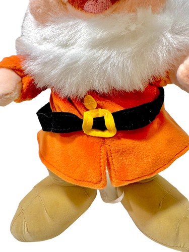 The Disney Store Vintage Snow White And The Seven Dwarfs Standing Doc Plush Toy - Picture 9 of 19