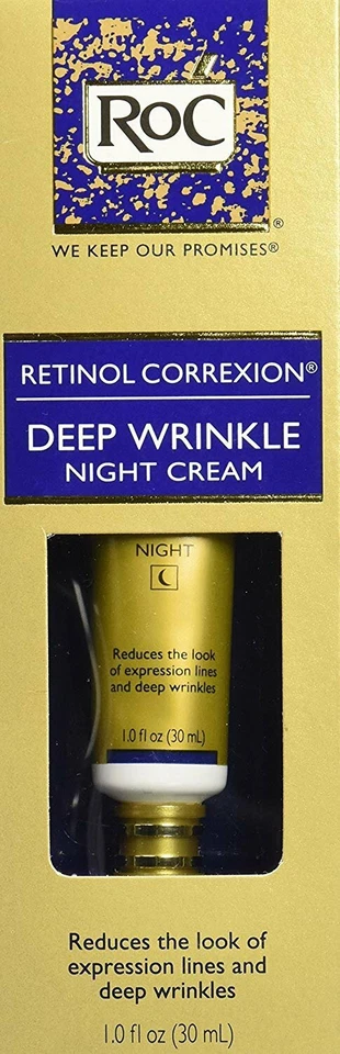 RoC Retinol Correxion Deep Wrinkle Anti-Aging Retinol Night Cream Skincare 1 oz - Image 2 of 4