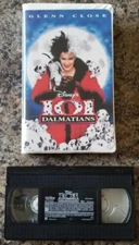 Disney's 101 Dalmatians (Clamshell VHS, 1988) Glenn Close