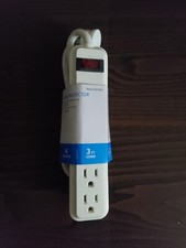 4 Outlet Surge Protector New