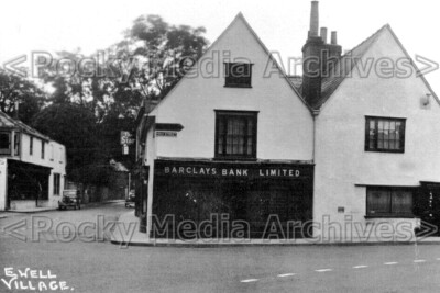 Fhj-94 Barclays Bank, Ewell Nr Epsom, Surrey 1920. Photo