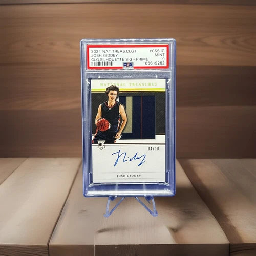 PSA9💎2021 NATIONAL TREASURE JOSH GIDDEY CLG SILHOUETTE SIG - PRIME /10