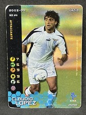 FOOTBALL CHAMPIONS TCG 2003-04 CLAUDIO LOPEZ HOLO 052/100 PL