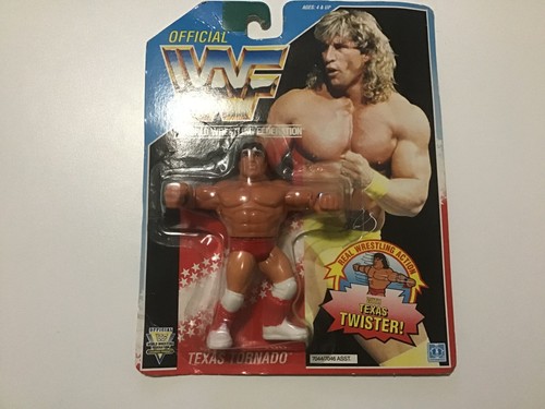 WWF Hasbro Texas Tornado Figure MOC...