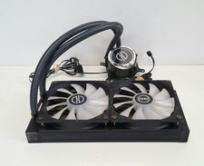 240mm AIO CPU Processor Water Cooler with 2 fans