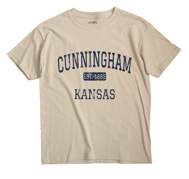 Cunningham Kansas KS TShirt EST eBay
