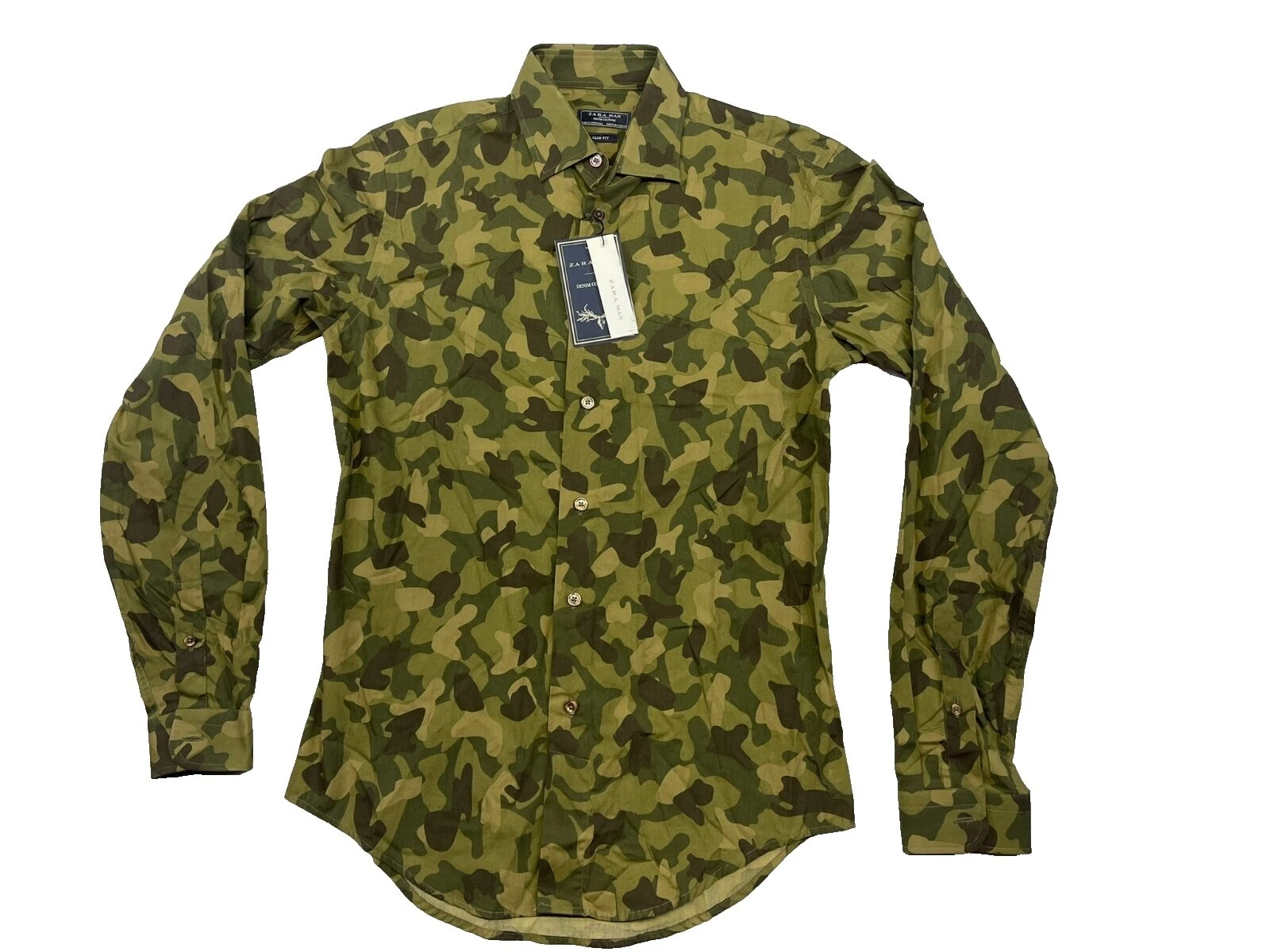 Abrigos, chaquetas y chalecos de camuflaje para hombre Zara