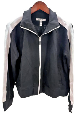 Gaby Espino x Peace Love World Zip-Up Track Jacket Black