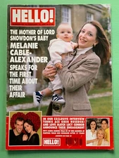 HELLO! mag 13-February-1999 Greg Rusedski Lisa Faulkner Alana Stewart Jodie Kidd