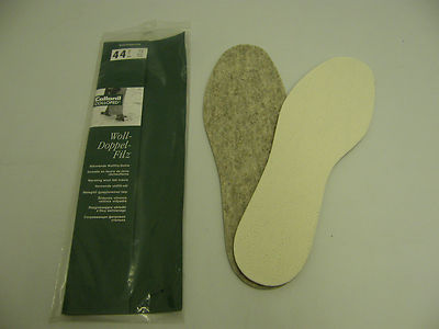 Collonil Wool Double Felt Warm Insole Gr.36 - 46 Against Cold Feet
