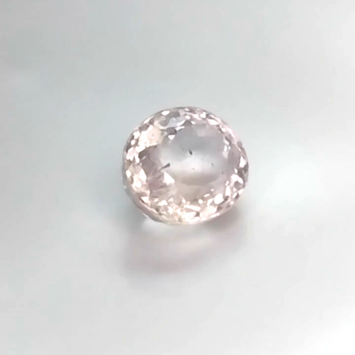 3.340CTS Ravishing luster soft pink natural morganite oval gems see video - Video 1 of 1