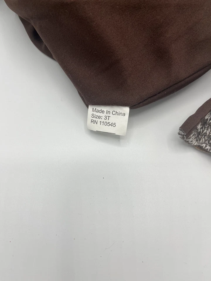 Toddler 3T Size Pirate Sock Monkey Winter Costume Hat Beanie - Image 3 of 3