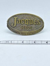 Vintage Limited Edition 1977 Jacques Seeds Belt Buckle Made In The USA