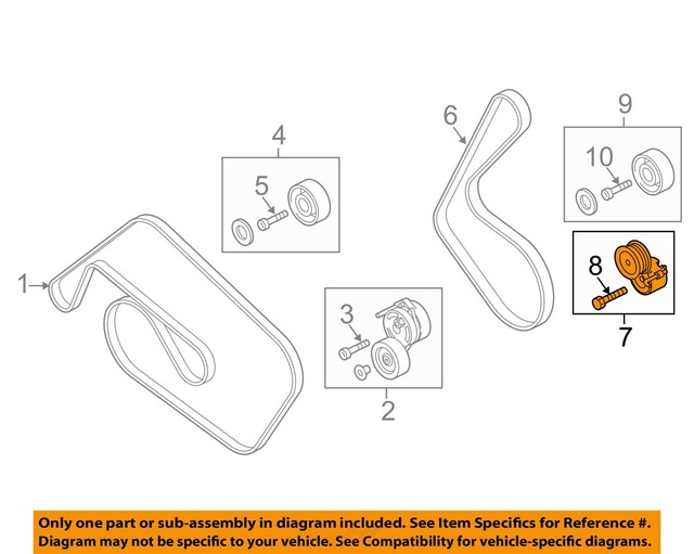 AUDI OEM 1317 Q5Belt Tensioner 06E903133AC eBay