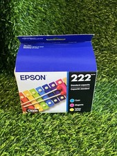 Epson 222 Claria Ink Standard Capacity Color Combo Pack T222520-S EXP 2029 New